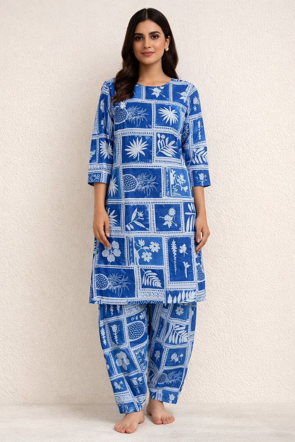 LADIES AL KARAM PRINTED LAWN SUIT-UNSTITCHED-RS-1500