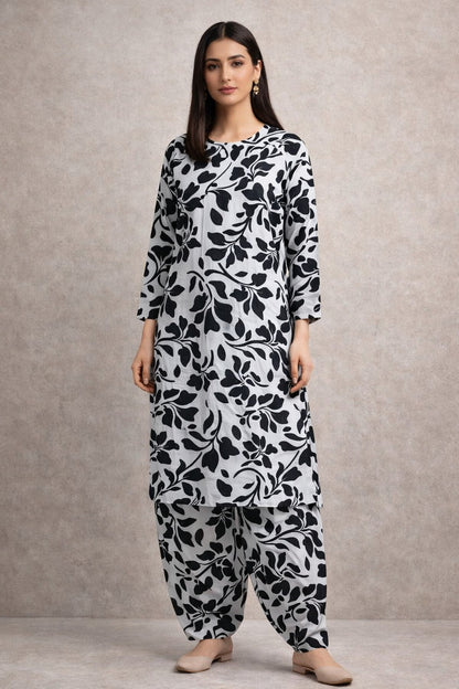 LADIES AL KARAM PRINTED LAWN SUIT-UNSTITCHED-2PIECE